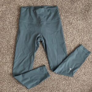 Lululemon Train Times Legging Oil Grey size 8